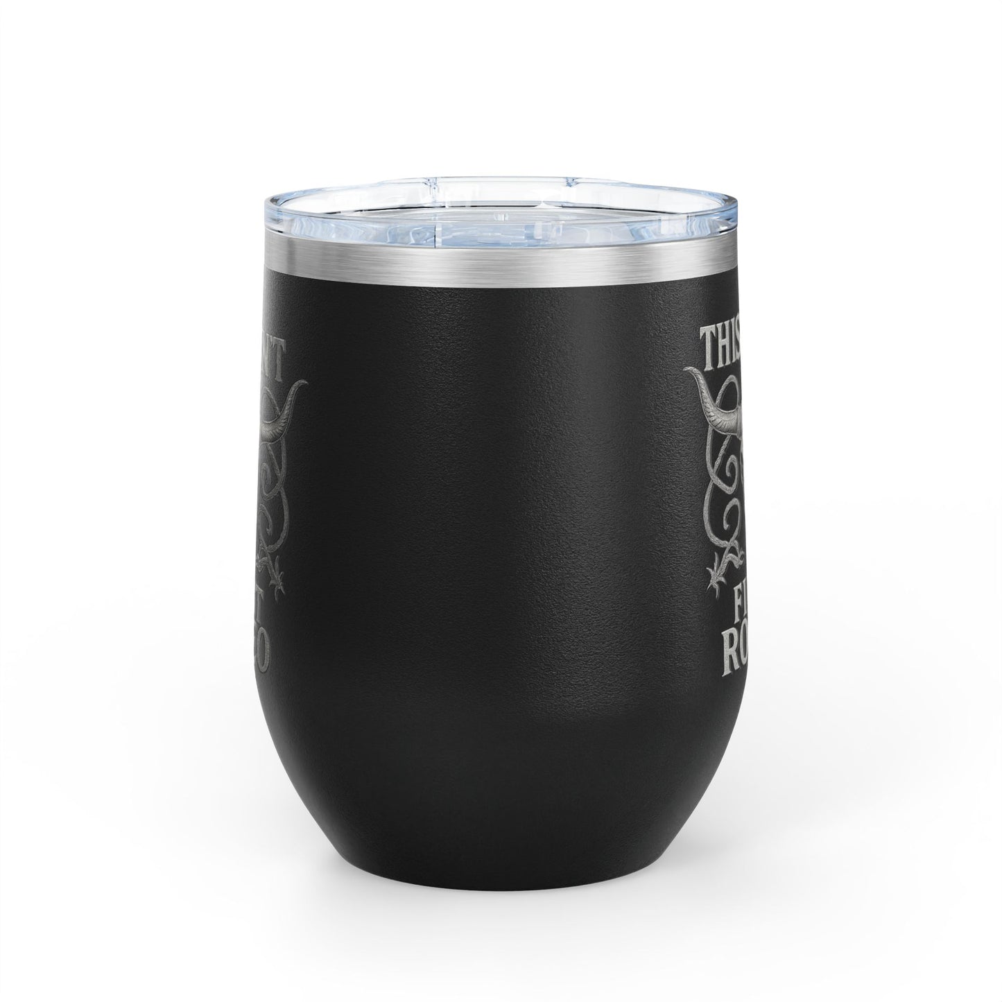 "This Ain't My First Rodeo" Wine Tumbler - 12oz Stainless Steel Drinkware for Rodeo Lovers, New