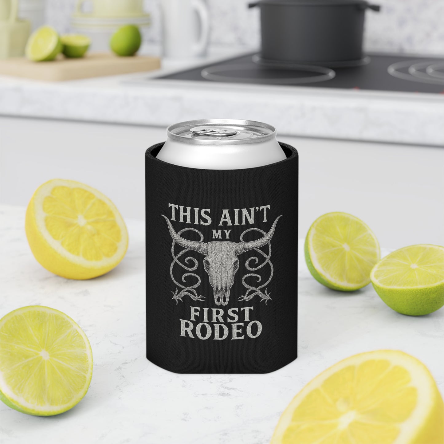 "This Ain't My First Rodeo" Coozie - Funny Drink Insulator for Parties and BBQs, New