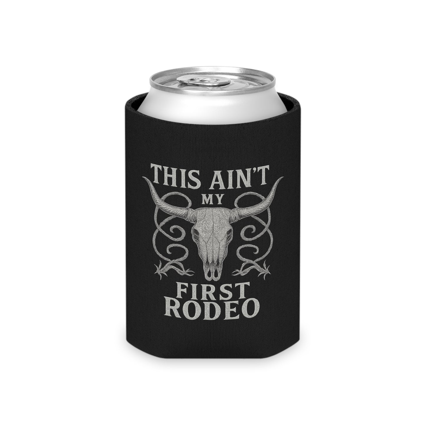 "This Ain't My First Rodeo" Coozie - Funny Drink Insulator for Parties and BBQs, New