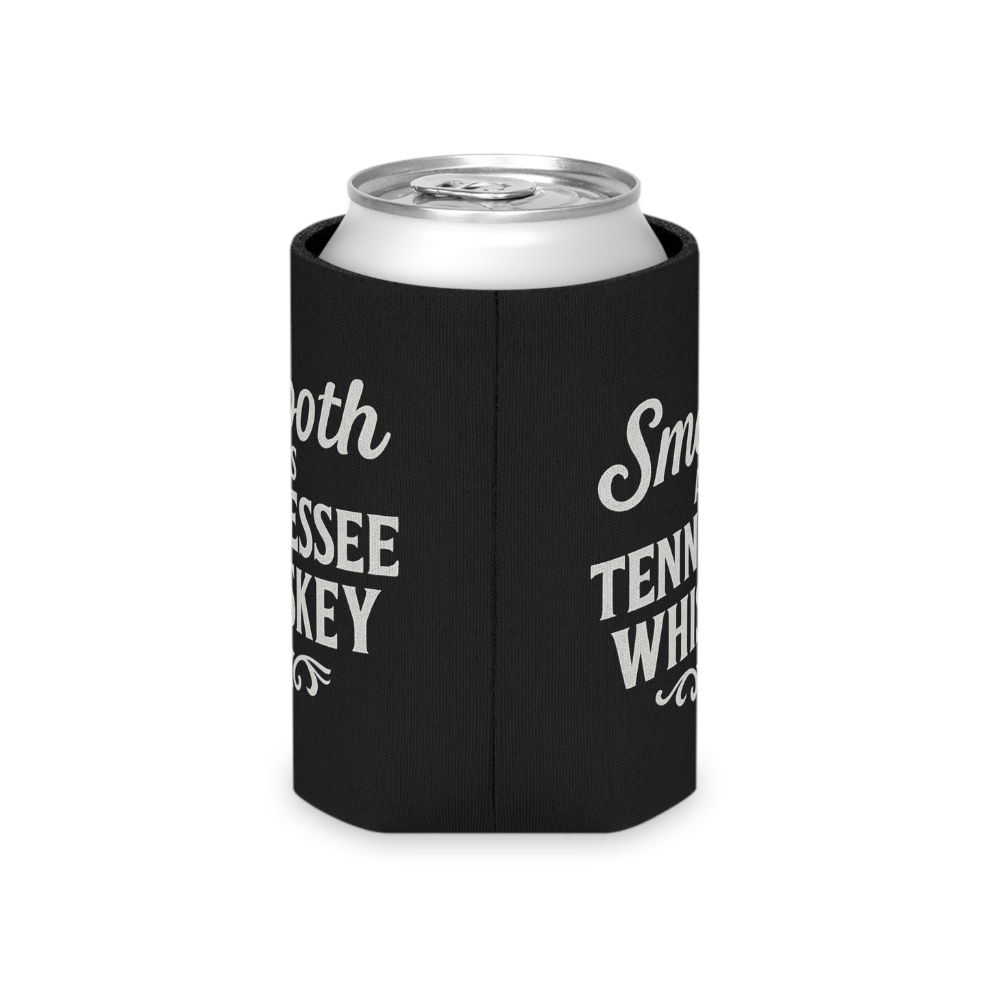 "Smooth As Tennessee Whiskey" Can Cooler - Funny Drink Insulator for Parties and BBQs, New