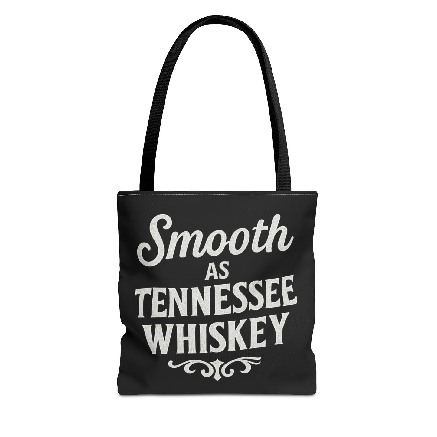 "Smooth As Tennessee Whiskey" Tote Bag - 13 x 13, Reusable Bag for Whiskey Lovers, New