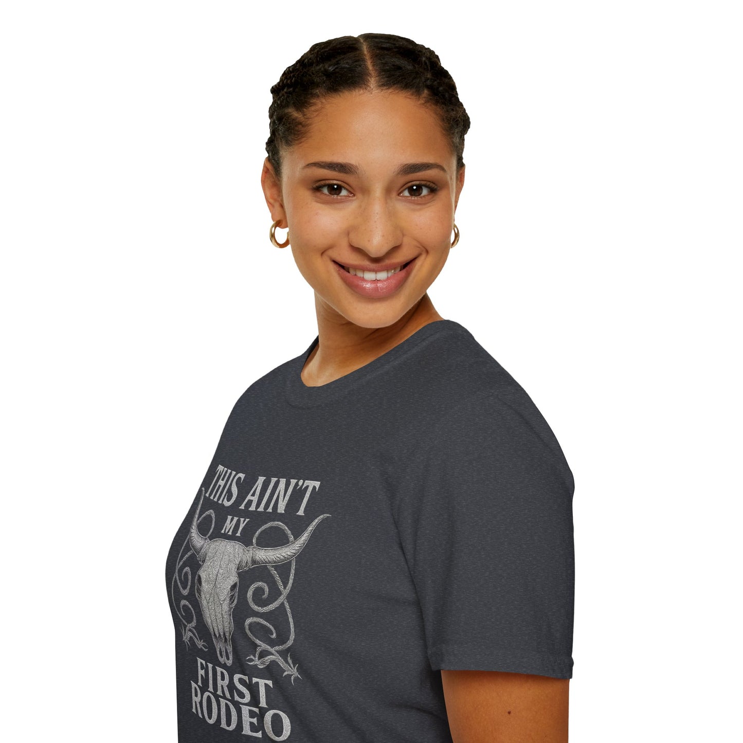 "This Ain't My First Rodeo" Unisex Softstyle Western T-Shirt, Soft Tee, New