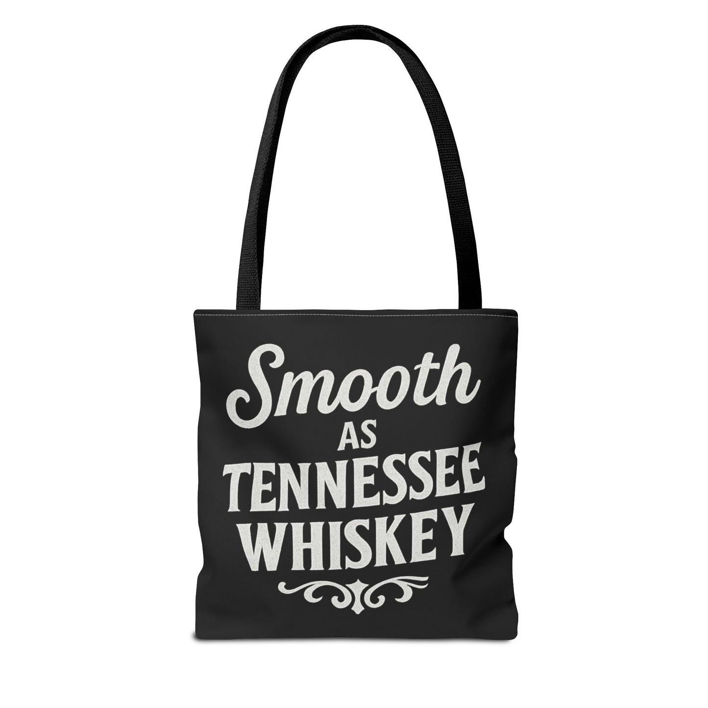 "Smooth As Tennessee Whiskey" Tote Bag - 13 x 13, Reusable Bag for Whiskey Lovers, New
