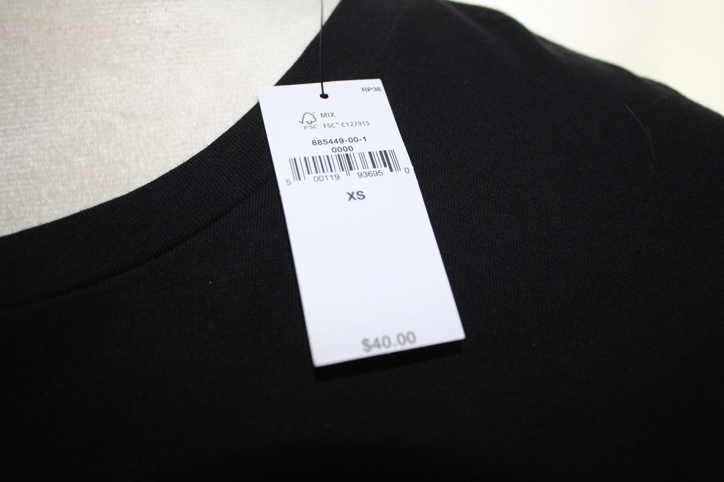 Banana Republic Long Sleeve Tee – Organic Cotton & Luxe Touch, Women, NWT, Size XS, NWT
