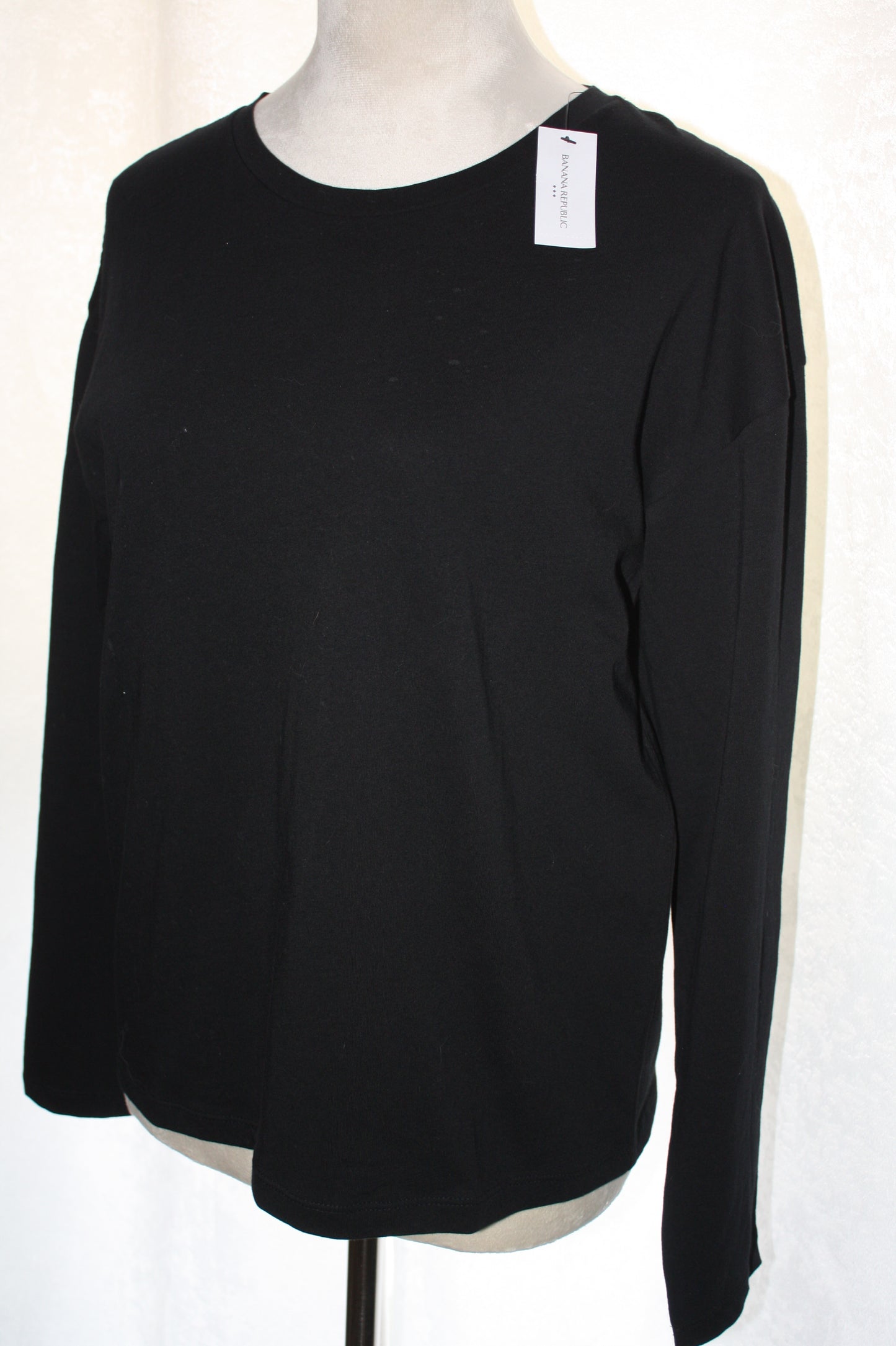 Banana Republic Long Sleeve Tee – Organic Cotton & Luxe Touch, Women, NWT, Size XS, NWT
