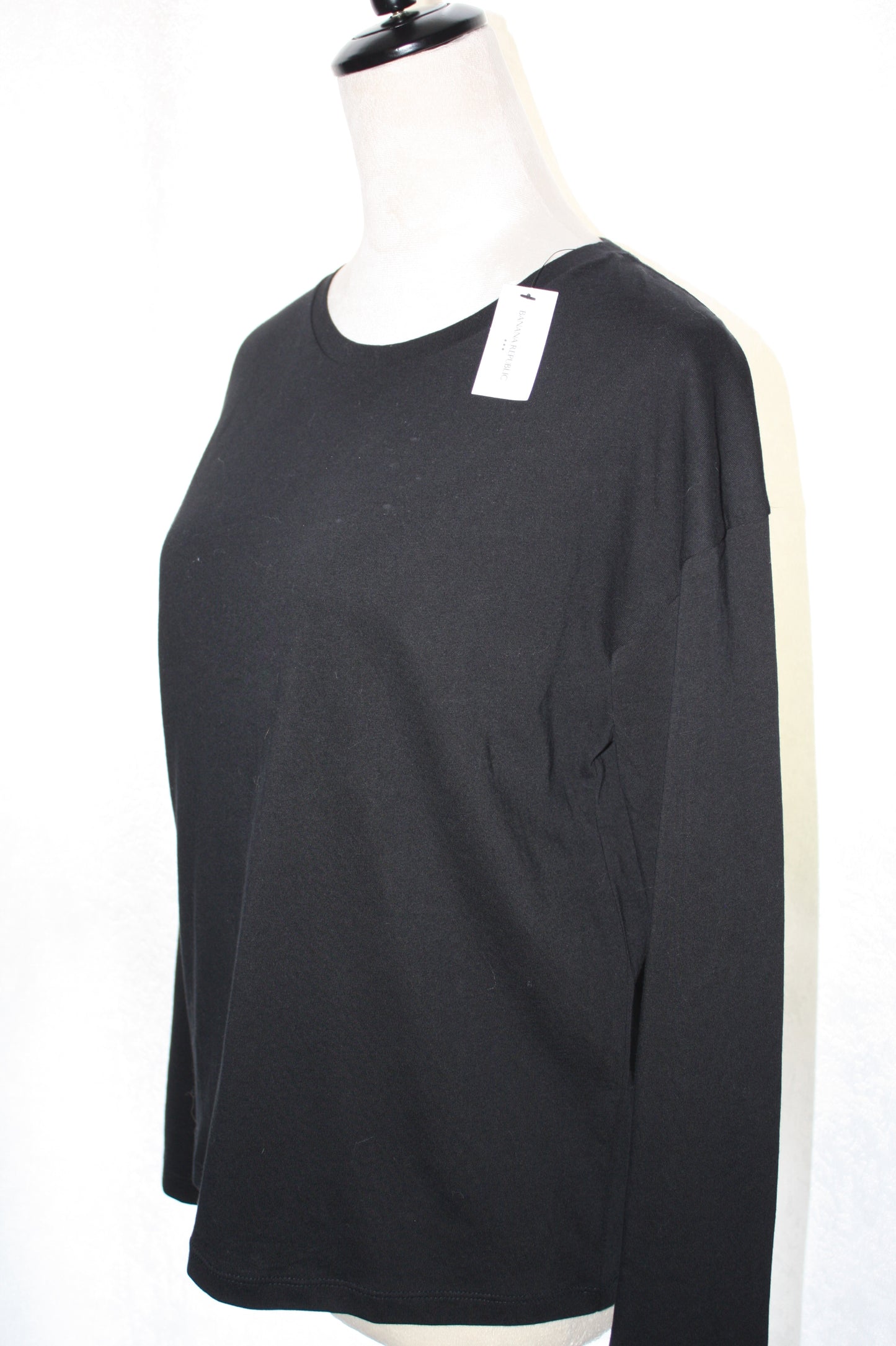 Banana Republic Long Sleeve Tee – Organic Cotton & Luxe Touch, Women, NWT, Size XS, NWT