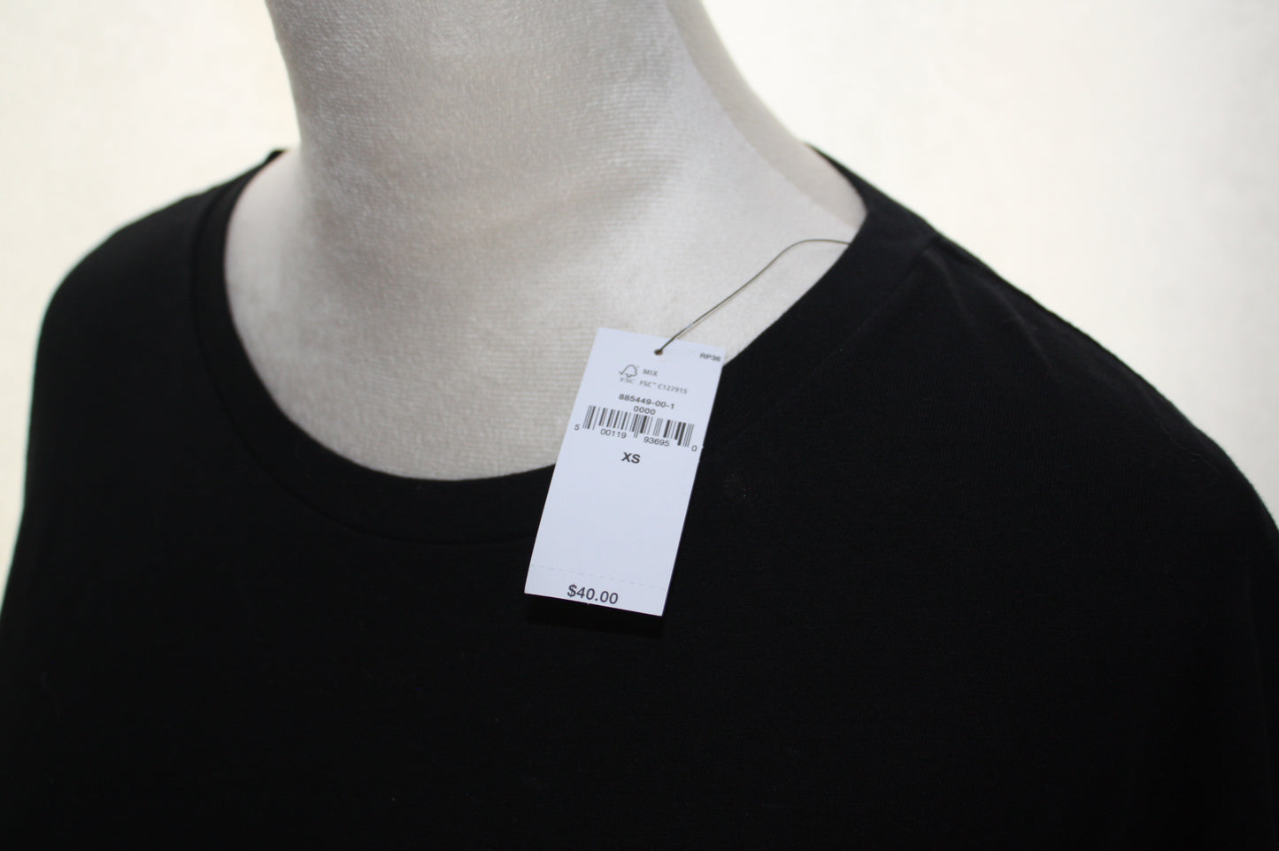 Banana Republic Long Sleeve Tee – Organic Cotton & Luxe Touch, Women, NWT, Size XS, NWT