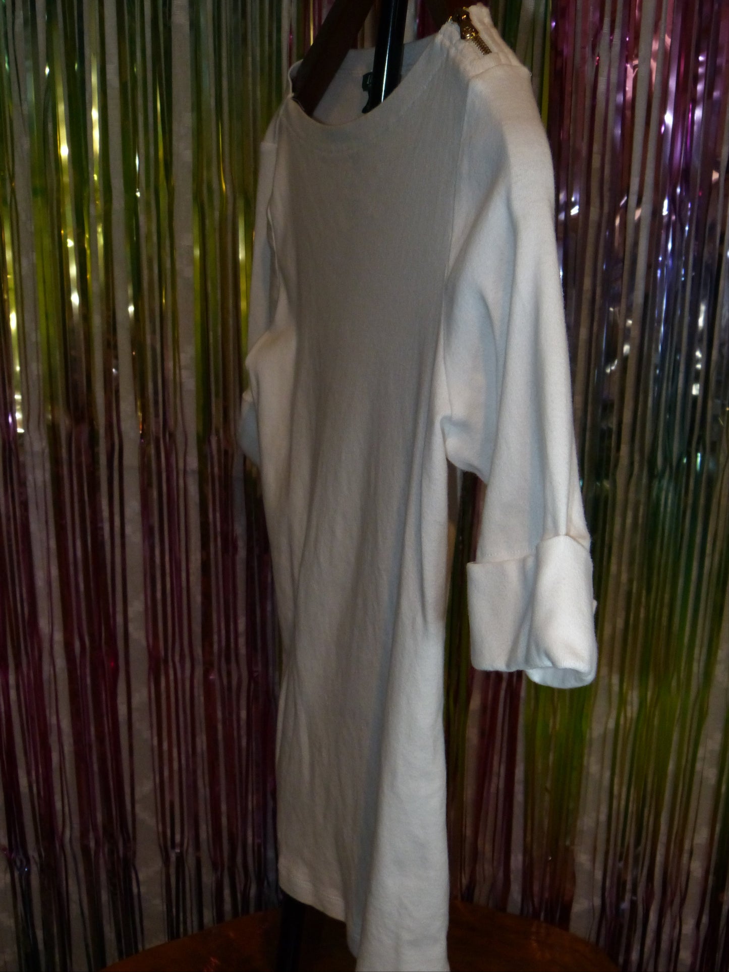 Ralph Lauren White Elbow-Sleeve Top, Size S, Pre-Owned